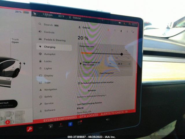 Tesla Model 3 Long Range 2021 5YJ3E1EB2MF099863 Image 9