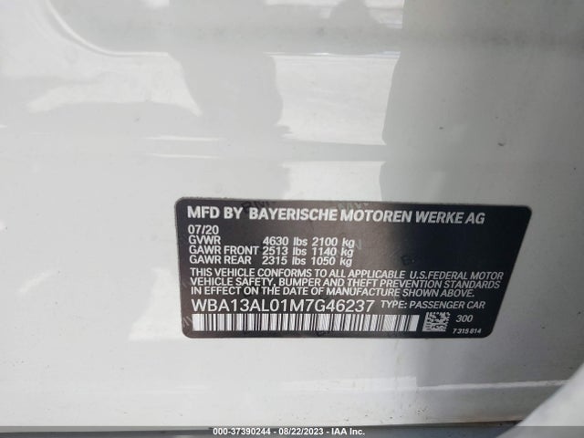 BMW 2 Series M235i Xdrive 2021 аукцион фото