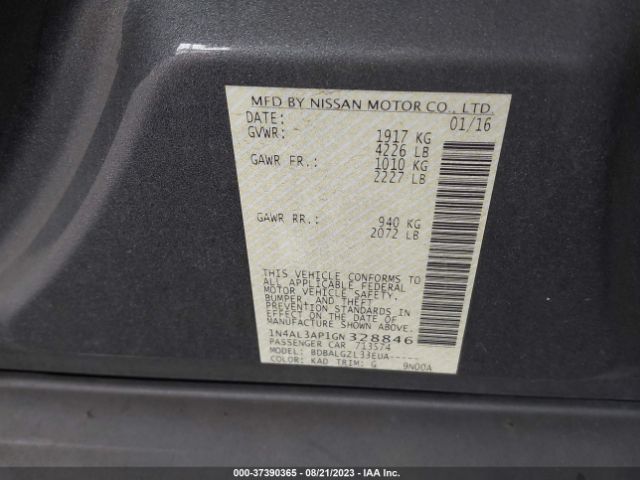 1N4AL3AP1GN328846 Nissan ALTIMA 2.5