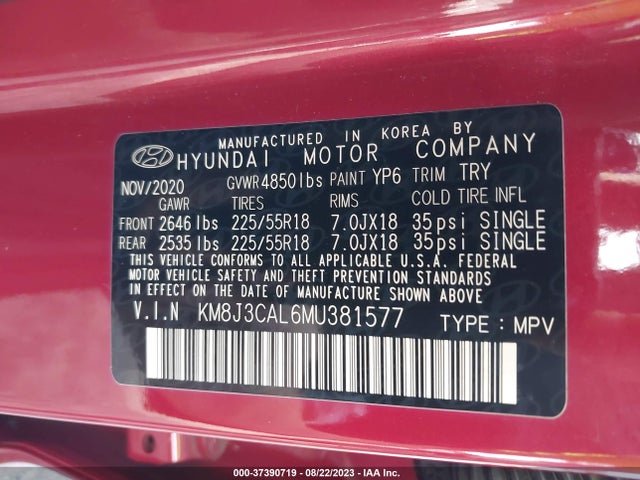 Hyundai Tucson Ultimate 2021 KM8J3CAL6MU381577 Image 14
