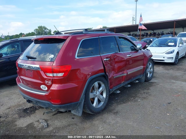 2013 JEEP GRAND CHEROKEE OVERLAND VIN: 1C4RJFCTXDC580634