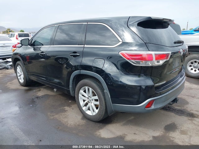 2014 TOYOTA HIGHLANDER LE VIN: 5TDBKRFH4ES026271