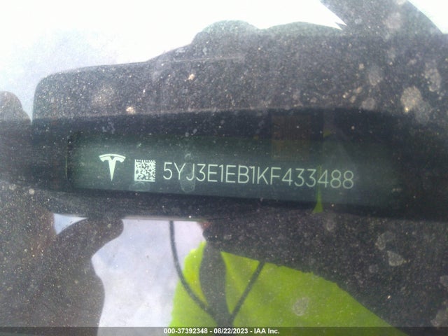 Tesla Model 3 Long Range/performance 2019 5YJ3E1EB1KF433488 Image 9
