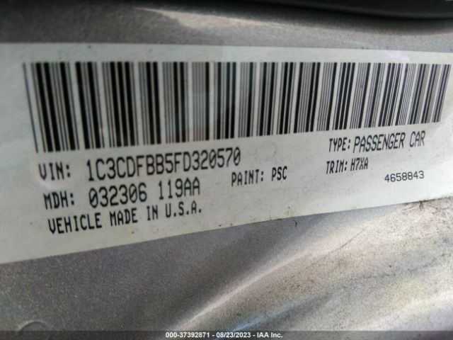 1C3CDFBB5FD320570 Dodge DART SXT