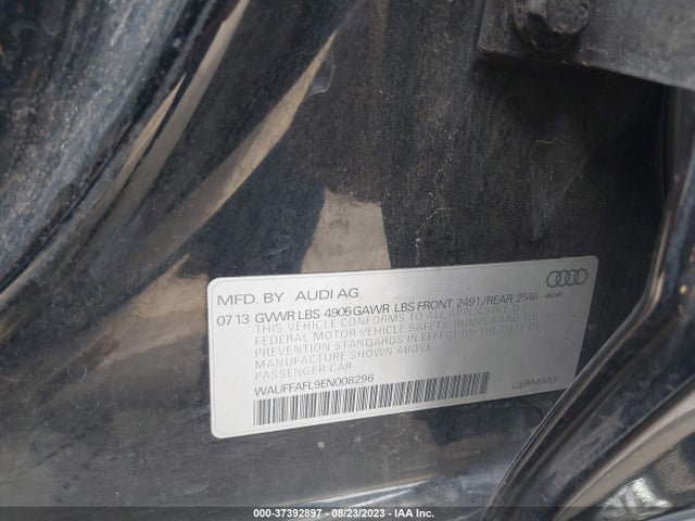WAUFFAFL9EN008296 Audi A4 Premium Plus
