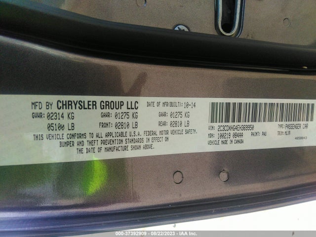 Dodge Charger Sxt Plus 2014 2C3CDXHG4EH369950 Image 15