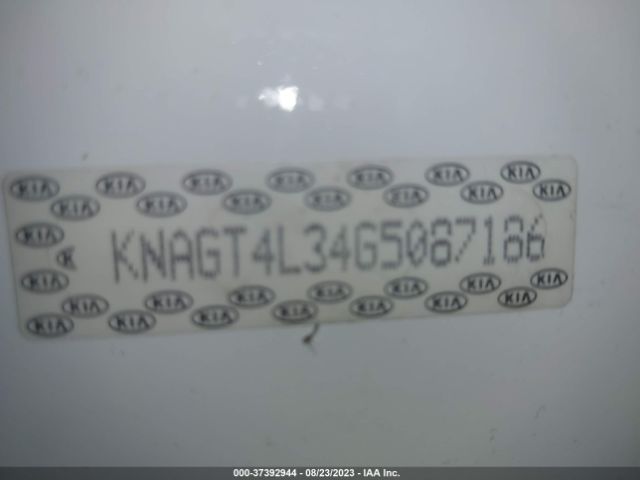 KNAGT4L34G5087186 KIA Optima Lx