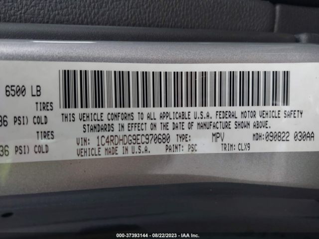 1C4RDHDG9EC970680 Dodge DURANGO LIMITED