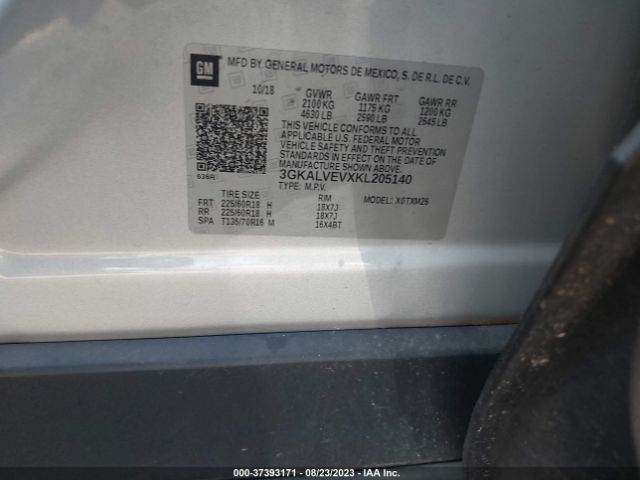 3GKALVEVXKL205140 GMC Terrain Slt