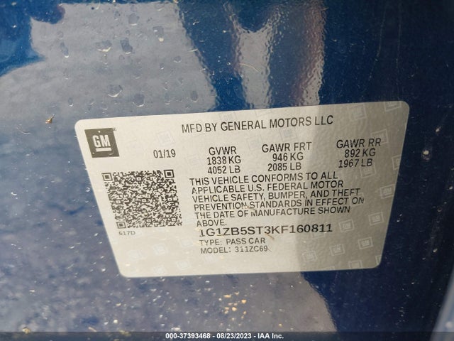 Chevrolet Malibu 1ls 2019 1G1ZB5ST3KF160811 Image 9