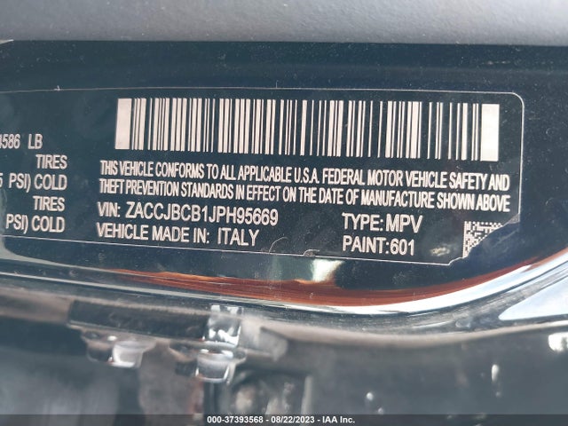 ZACCJBCB1JPH95669 Jeep Renegade Trailhawk