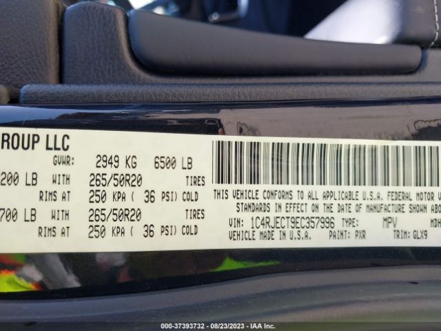 1C4RJECT9EC357996 Jeep Grand Cherokee Overland