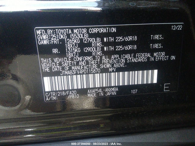 Toyota Rav4 Prime Se 2023 JTMAB3FV4PD115870 Image 9