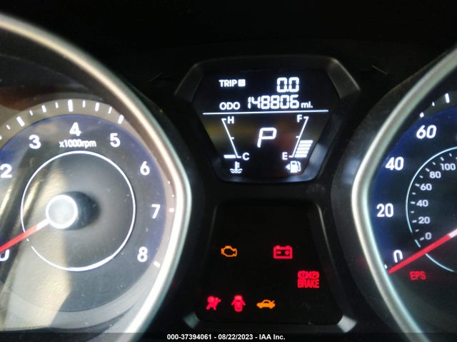 2013 HYUNDAI ELANTRA LIMITED PZEV VIN: 5NPDH4AE9DH328473
