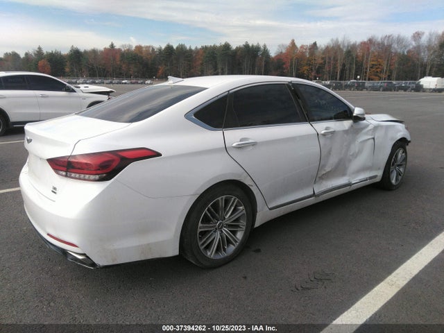2018 Genesis G80 3.8l მანქანა იყიდება აუქციონზე, vin: KMHGN4JEXJU233391, აუქციონის ნომერი: 37394262