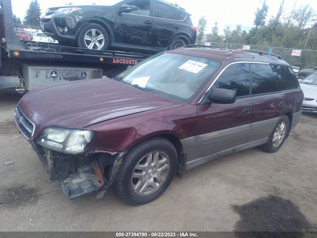 2001 SUBARU LEGACY WAGON OUTBACK W/RB EQUIP VIN: 4S3BH665417623007