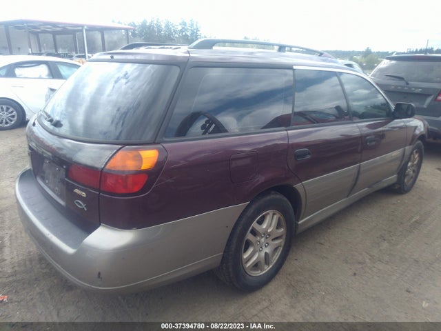 2001 SUBARU LEGACY WAGON OUTBACK W/RB EQUIP VIN: 4S3BH665417623007