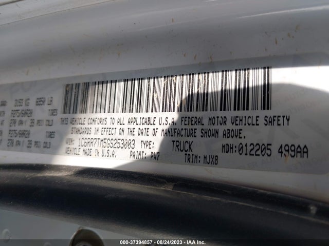 1C6RR7TM5GS253003 RAM 1500