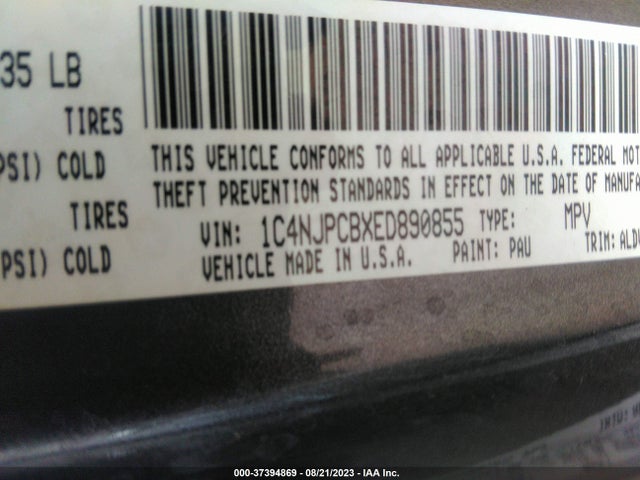 1C4NJPCBXED890855 Jeep Patriot Limited