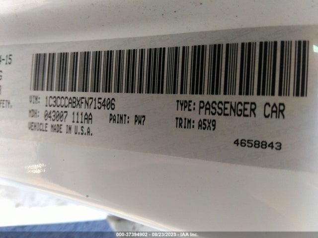 1C3CCCABXFN715406 Chrysler 200 Limited