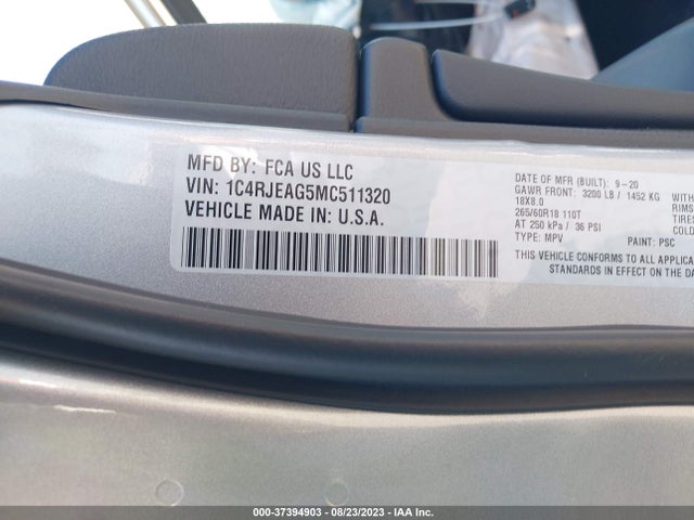 1C4RJEAG5MC511320 Jeep Grand Cherokee Laredo E