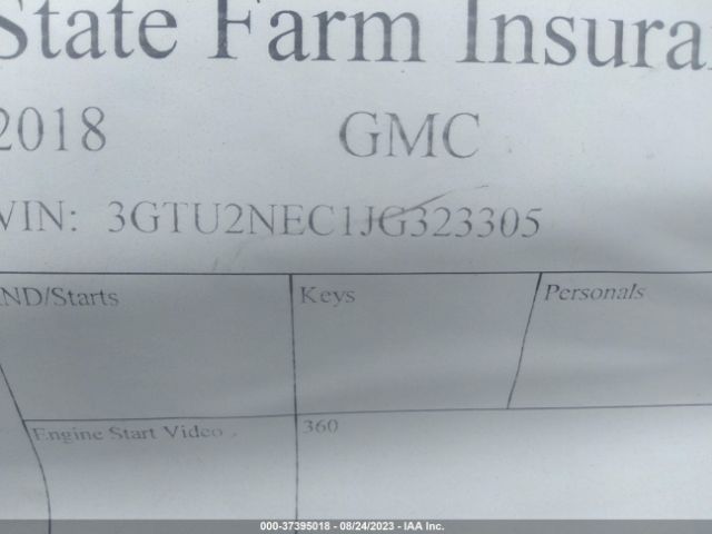 3GTU2NEC1JG323305 GMC Sierra 1500 Slt