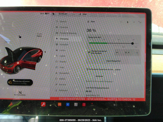 2018 Tesla 3, VIN: 5YJ3E1EA4JF163789