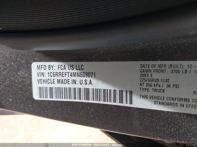1C6RREFT4MN609071 RAM 1500 Lone Star