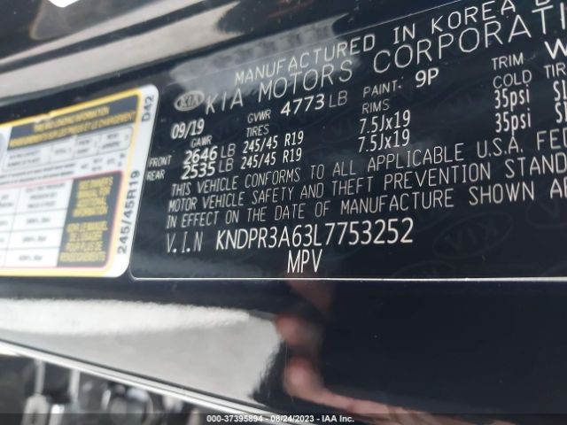 KNDPR3A63L7753252 KIA Sportage Sx Turbo
