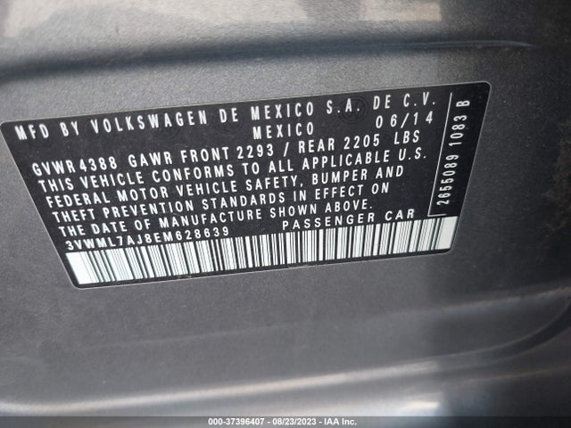 3VWML7AJ8EM628639 Volkswagen Jetta Sportwagen Tdi