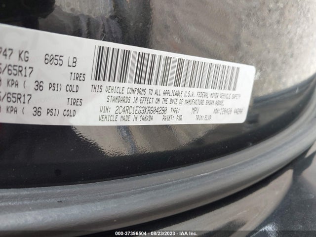 2C4RC1EG3KR604290 Chrysler Pacifica Touring L Plus