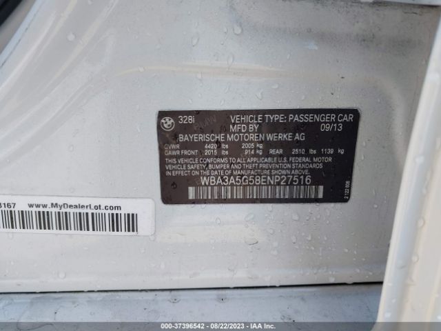 WBA3A5G58ENP27516 BMW 3 Series 328i