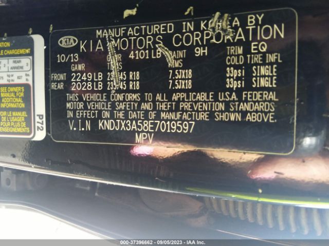 KNDJX3A58E7019597 KIA Soul !