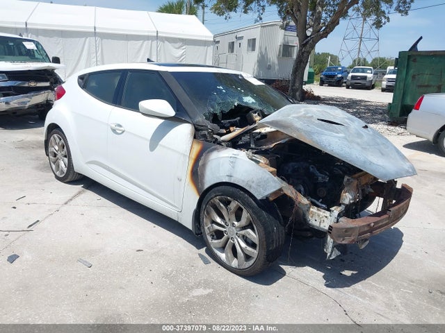 2013 HYUNDAI VELOSTER W/BLACK INT VIN: KMHTC6AD3DU161803