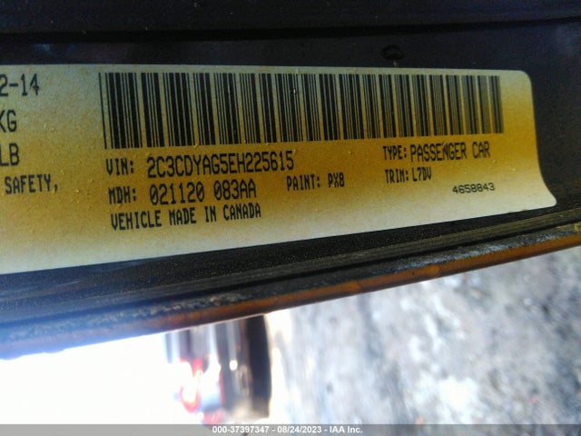 Dodge Challenger Sxt 2014 2C3CDYAG5EH225615 Image 9