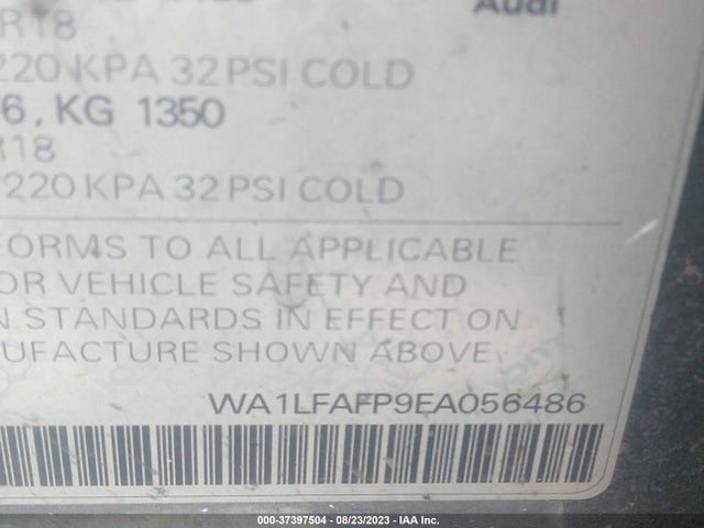 WA1LFAFP9EA056486 Audi Q5 Premium Plus