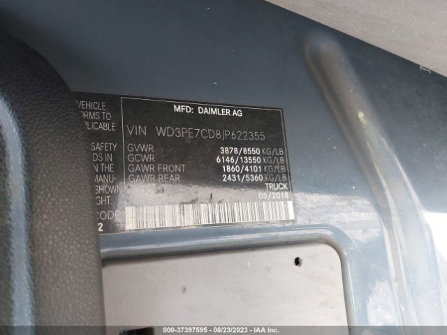 WD3PE7CD8JP622355 Mercedes-Benz SPRINTER CARGO VAN