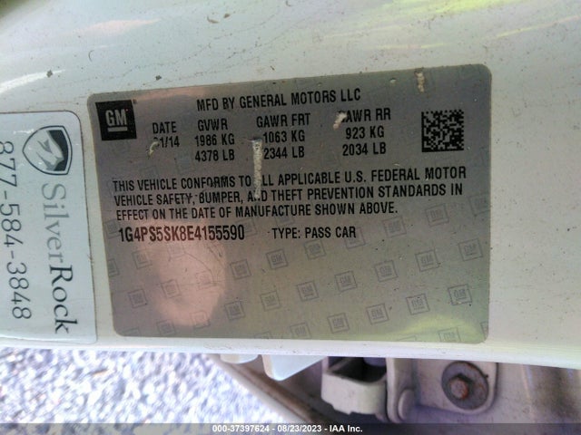 1G4PS5SK8E4155590 Buick Verano Leather Group