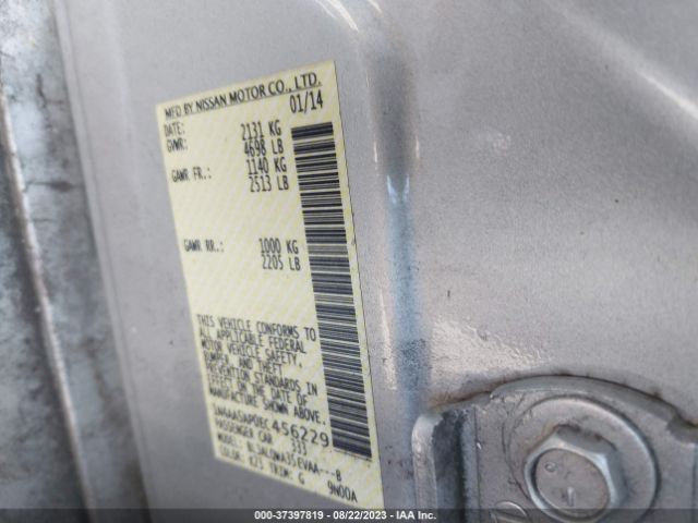 1N4AA5AP0EC456229 Nissan Maxima 3.5 S