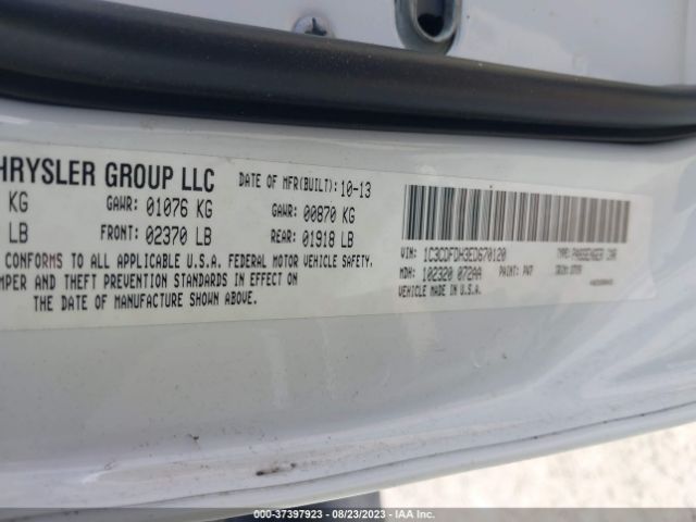 1C3CDFDH3ED670120 Dodge Dart Aero