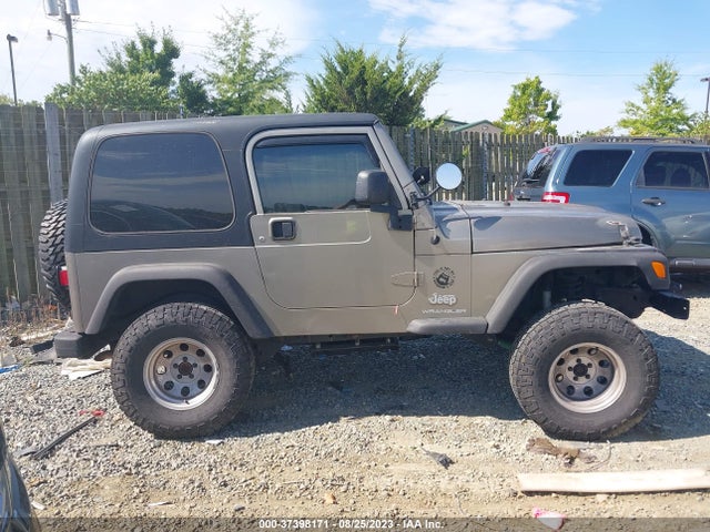 2004 JEEP WRANGLER SPORT RIGHT HAND DRIVE VIN: 1J4F449S44P744119