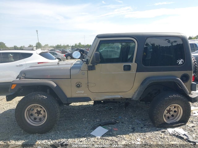 2004 JEEP WRANGLER SPORT RIGHT HAND DRIVE VIN: 1J4F449S44P744119