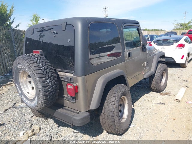 2004 JEEP WRANGLER SPORT RIGHT HAND DRIVE VIN: 1J4F449S44P744119