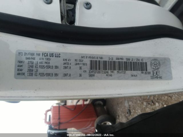 3C4PDDFG9GT216246 Dodge Journey R/t