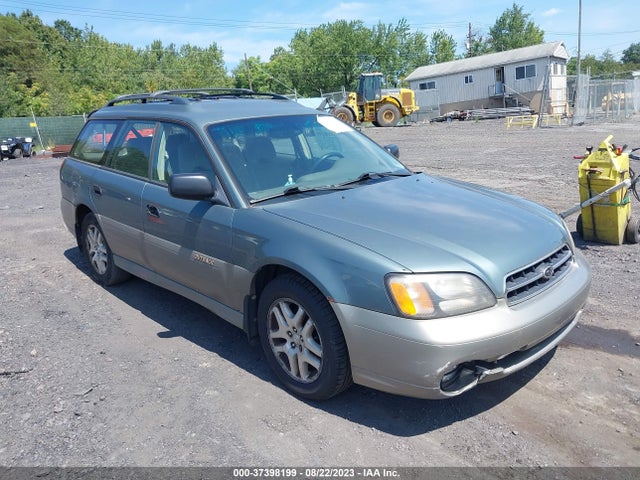 2001 SUBARU LEGACY WAGON OUTBACK W/RB EQUIP VIN: 4S3BH665317609597