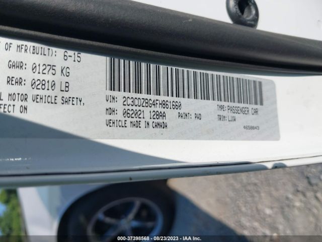 2C3CDZBG4FH861660 Dodge Challenger Sxt Plus