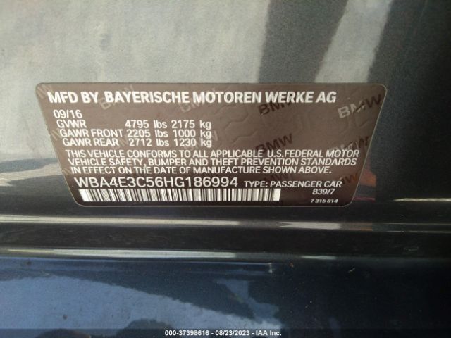 WBA4E3C56HG186994 BMW 4 Series 440i