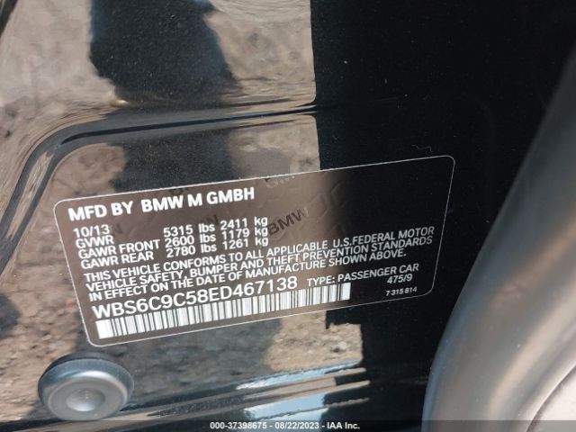 WBS6C9C58ED467138 BMW M6