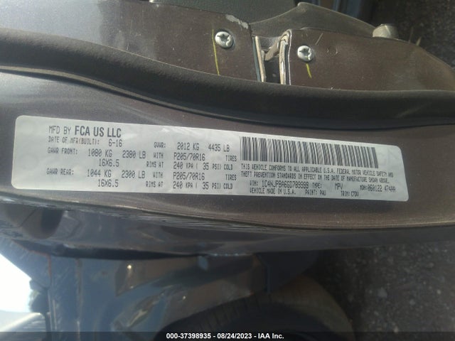 Jeep Patriot Sport 2016 1C4NJPBA6GD789999 Image 11