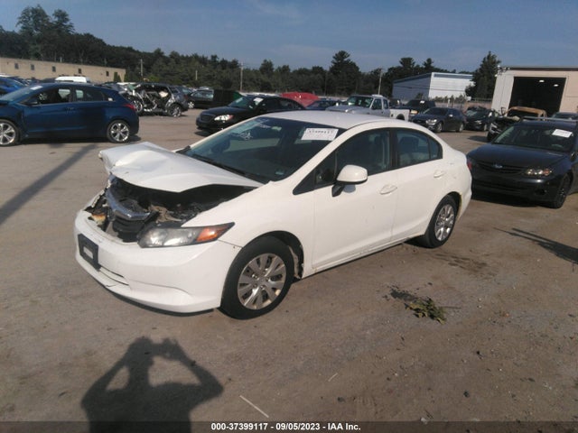 2012 HONDA CIVIC SDN LX VIN: 2HGFB2F5XCH587487